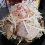 楽人 - 料理写真:豚入りラーメン野菜増し