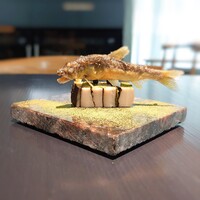クラフタル - 稚鮎 肉厚椎茸 天然三つ葉のプレッセ