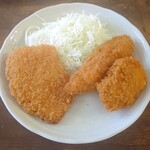 菊屋 - ハムカツとチーズささみカツ