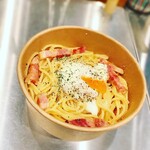 Cafe Canae - 特製　濃厚カルボナーラ［気まぐれランチ］