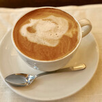 ザ・テラス - カプチーノ＠ラテアートがロールシャッハテスト風