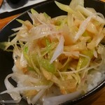 会津ラーメン 和 - ネギメンマ丼