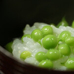 片折 - スナップエンドウのお粥