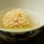 片折 - 白エビのあられ揚げ