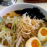 七福本店 - ネギラーメン味玉トッピング