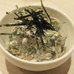 トンテキ食堂8 - おかひじき 明太マヨ(200円)