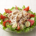 Domestic pork shabu-shabu shabu salad