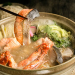 Seafood hotpot with plenty of seafood