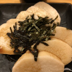 居酒屋 晩頂 - 長芋に醤油をかけた