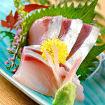 Amberjack sashimi