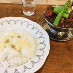 トマト - 和牛ビーフジャワカレー（季節の野菜入り）＆ライス