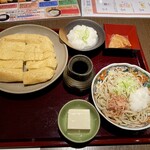 谷口屋 - 油揚げの蕎麦定食