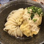 山下本気うどん - 鶏天タルタルぶっかけうどん（890円）