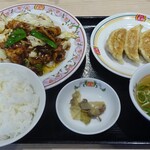 餃子の王将 - 回鍋肉定食