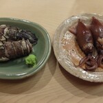 日本橋蛎殻町 すぎた - 持ち蝦蛄と蛍烏賊の味噌漬け