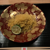 銀座 きた福 - カラスミ蕎麦　美味しかった^_^
