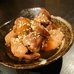 居食処たらくや - 鶏肝生姜煮 ¥280