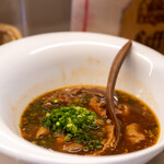 あじわい回転寿司 禅 - 2021.5 牛もつのギネスビール煮込み（980円）