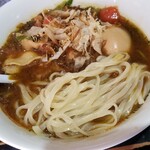 塩そば専門店 桑ばら - フルーツトマトと魚介出汁のカレーつけそば