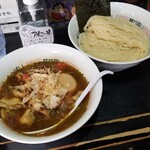 塩そば専門店 桑ばら - フルーツトマトと魚介出汁のカレーつけそば