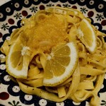 Tagliatelle with Amalfi-style citrus sauce