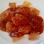 広東名菜 富徳 - 白身魚のチリソース（千焼魚球）