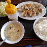Chuuka Gyouzarou - 焼き餃子（10個）定食