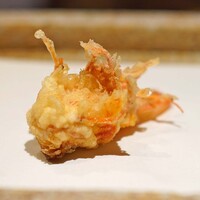 日本橋 蕎ノ字 - 車海老の頭　①