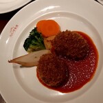 文化洋食店 - カニクリームコロッケ定食