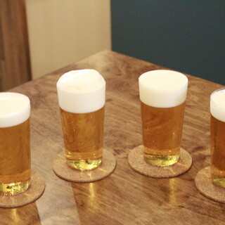 Kirin Lager's one type of beer is poured into different flavors.