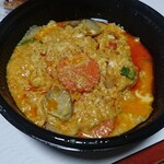 四条パクチー - カレー玉子炒め