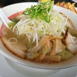 幸楽苑 - ネギラーメン(塩)千切りネギトッピング 合計￥550