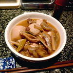 スモーレスト・バー  - 山形のいもこ汁（芋煮）。プレミアムテキーラと一緒に楽しめるお店は、全国でたぶんここだけ！