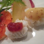 れすとらん 西島 - 鱧落とし（梅肉、酢味噌）