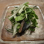 ブロックス - 秋刀魚のマリネとハーブサラダのマスタードドレッシング