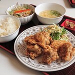 祥瑞楼 - 選べるランチ(若鶏の唐揚げ)　980円(税別)