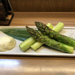 醍醐 - 北海道の極太アスパラあっさり塩焼き