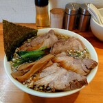 りきどう - らぁめん  チャーシュー  ( 細麺 )
