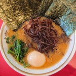 ラーメン濱野家 - ラーメン(並)＋のり・きくらげ増し