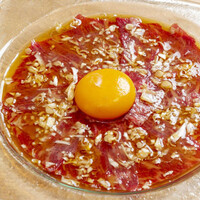 ハムユッケ～ネギ塩ダレ仕立て～