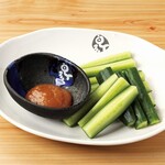 Moro miso cucumber