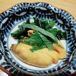 季節料理 すい舎 - 先付：蒸しホヤ