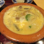 銀座 しのはら - 「猪肉と牛蒡の柳川風」