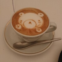 クッチーナ イタリアーナ ガッルーラ - ☕ラテアートやっぱり最初は❣️