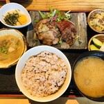 Banikusemmonsoumatou - 馬タン＆馬カルビとろろ定食(税込1280円)