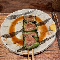 鳥茂 - ピーマンの肉詰め