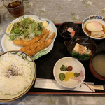 みやたや - エビフライ定食　800円