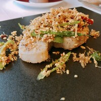 広東料理 センス - 平貝　万願寺唐辛子とガーリックとともに