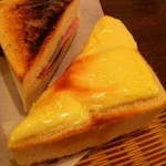 南珈琲店 - ハムトーストとチーズトースト