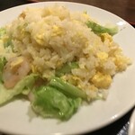 Hontanron - 海老とレタスチャーハン　（サラダ、スープ、杏仁豆腐がセット）